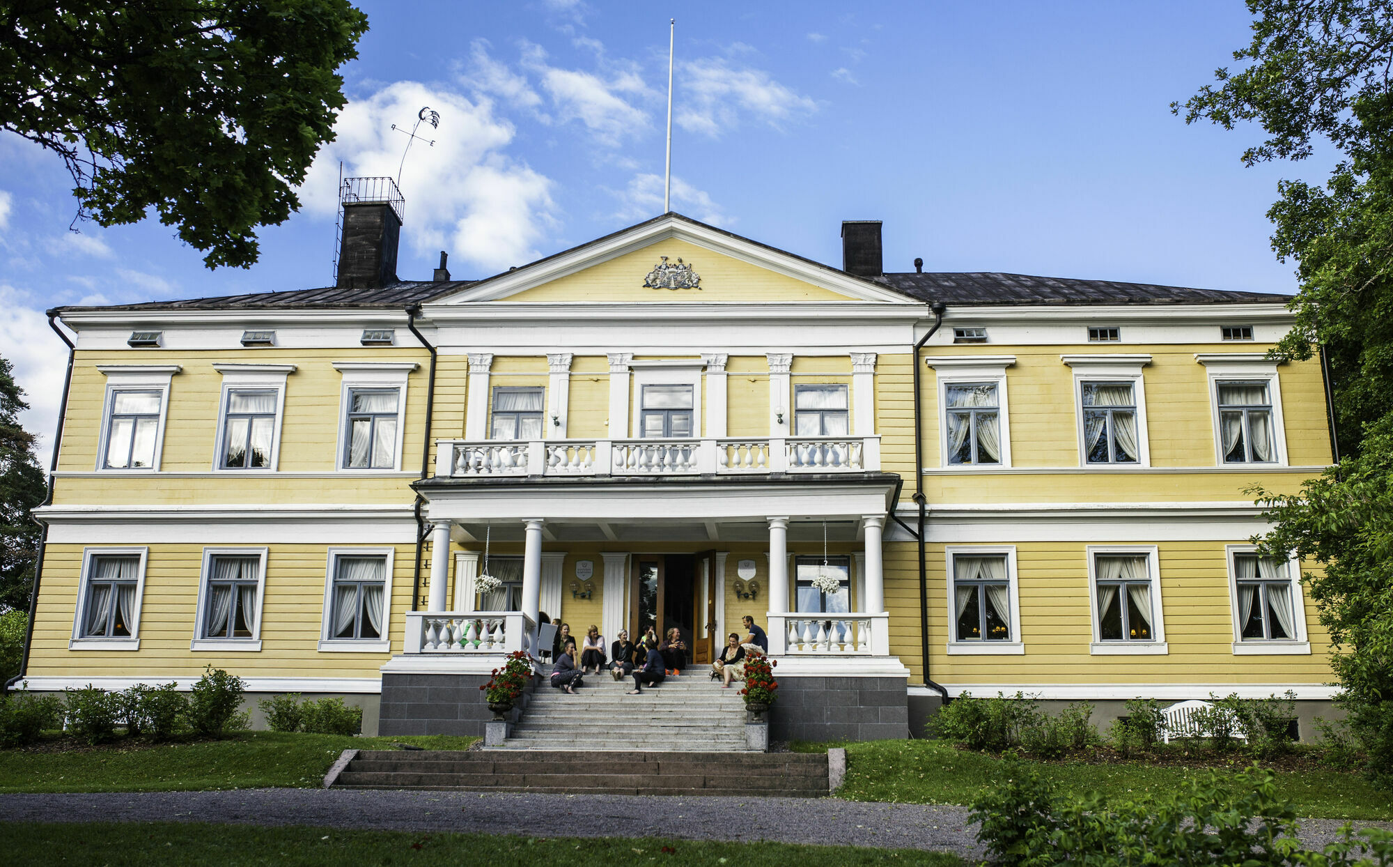 Sannaesin Kartano Sannas Exterior foto
